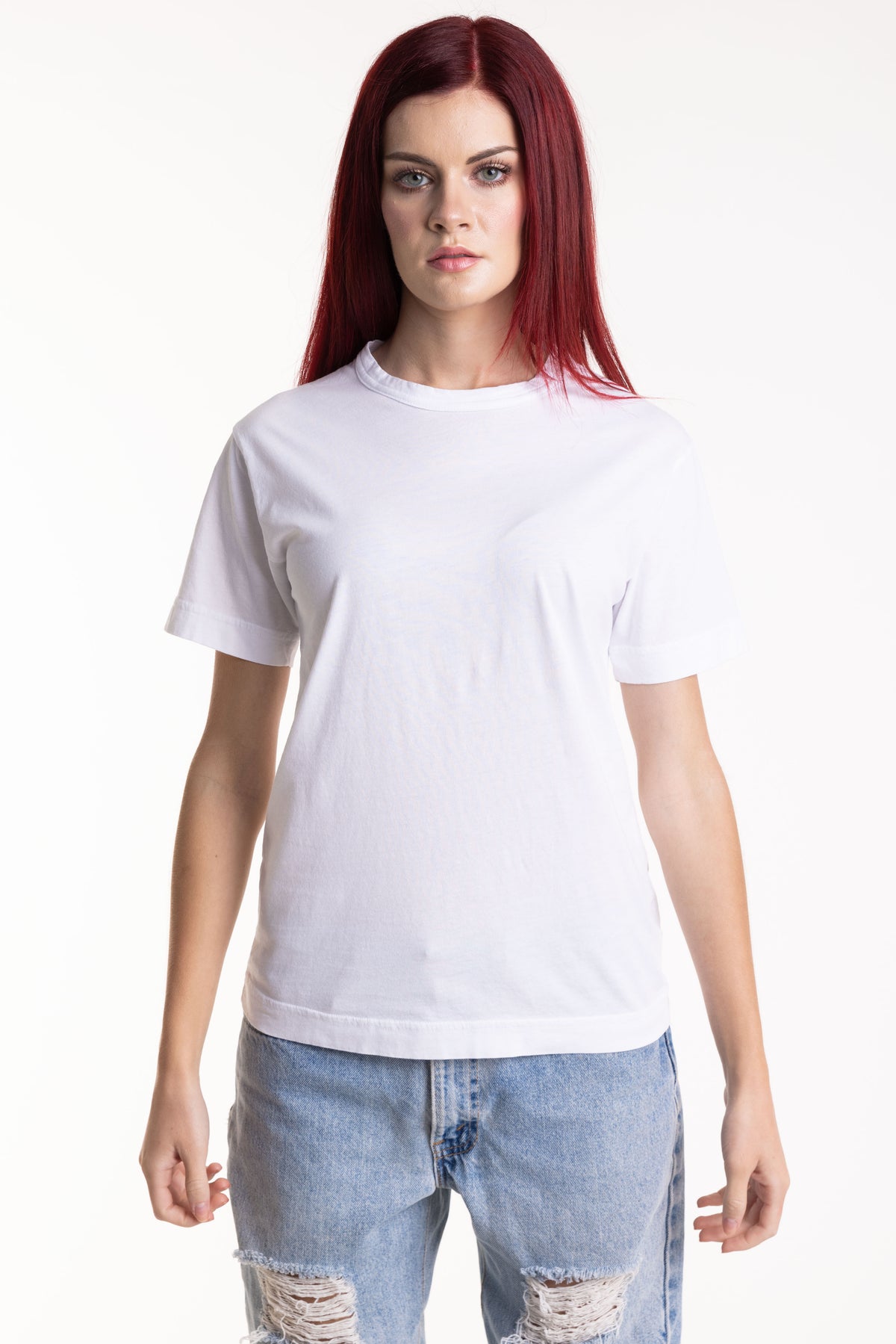 Women's Binding Neck Tee - APA1072