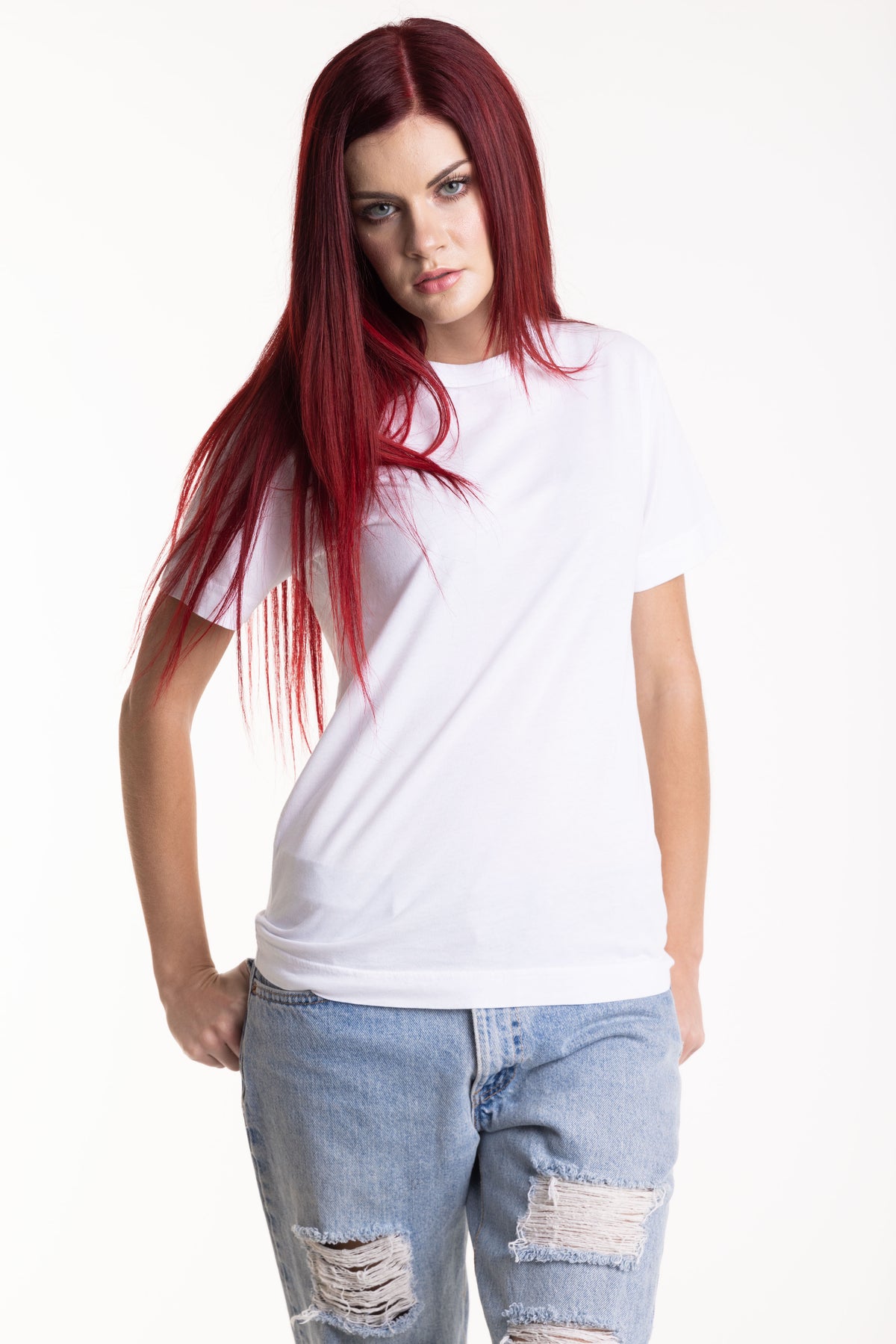 Women's Binding Neck Tee - APA1072