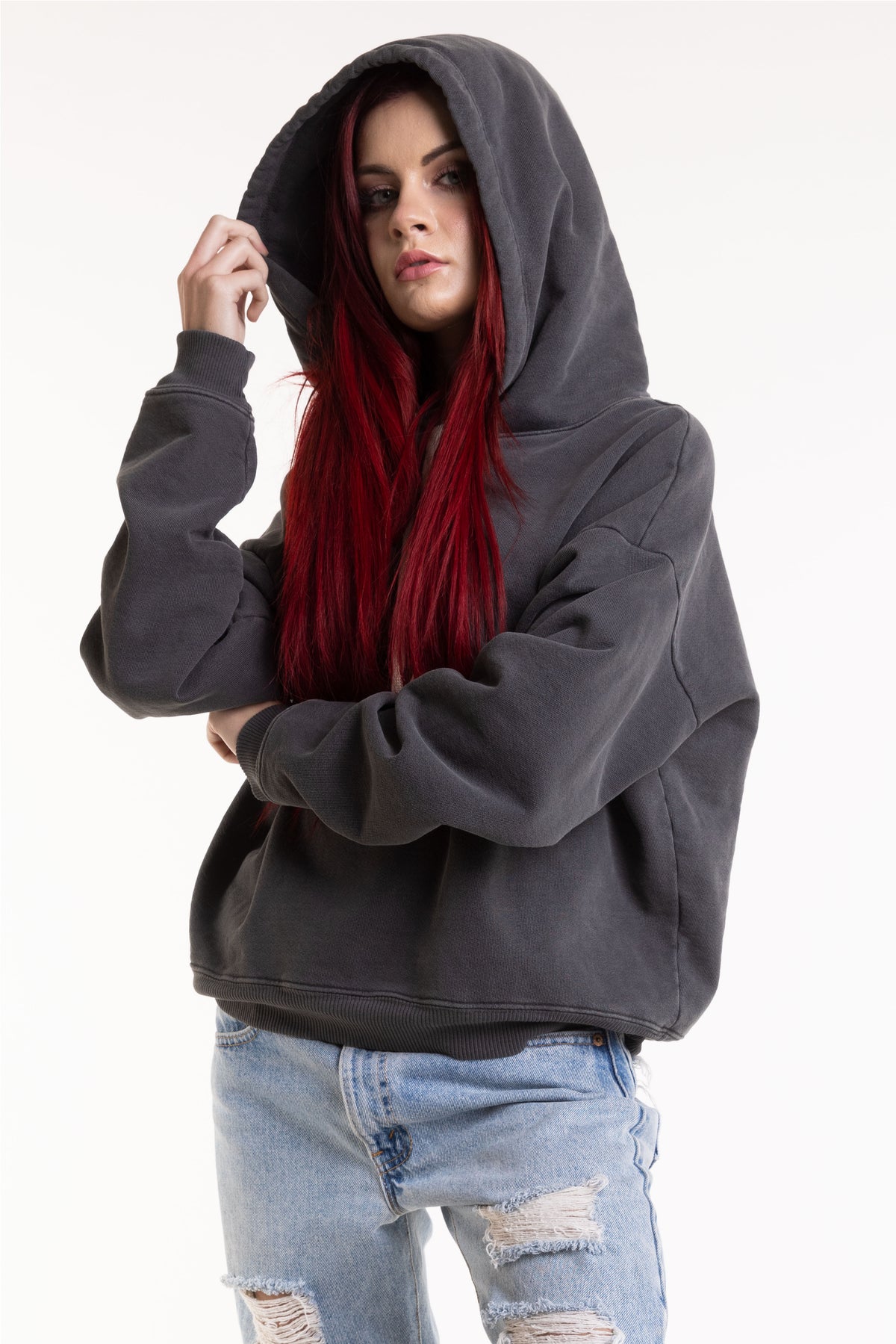 Dropped Shoulder Hoodie - APA1087