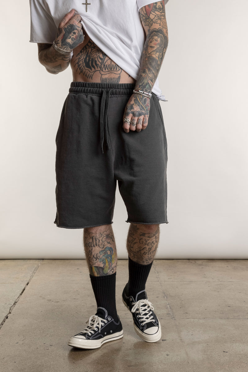 Sweat Shorts Raw Edges - FACM1092